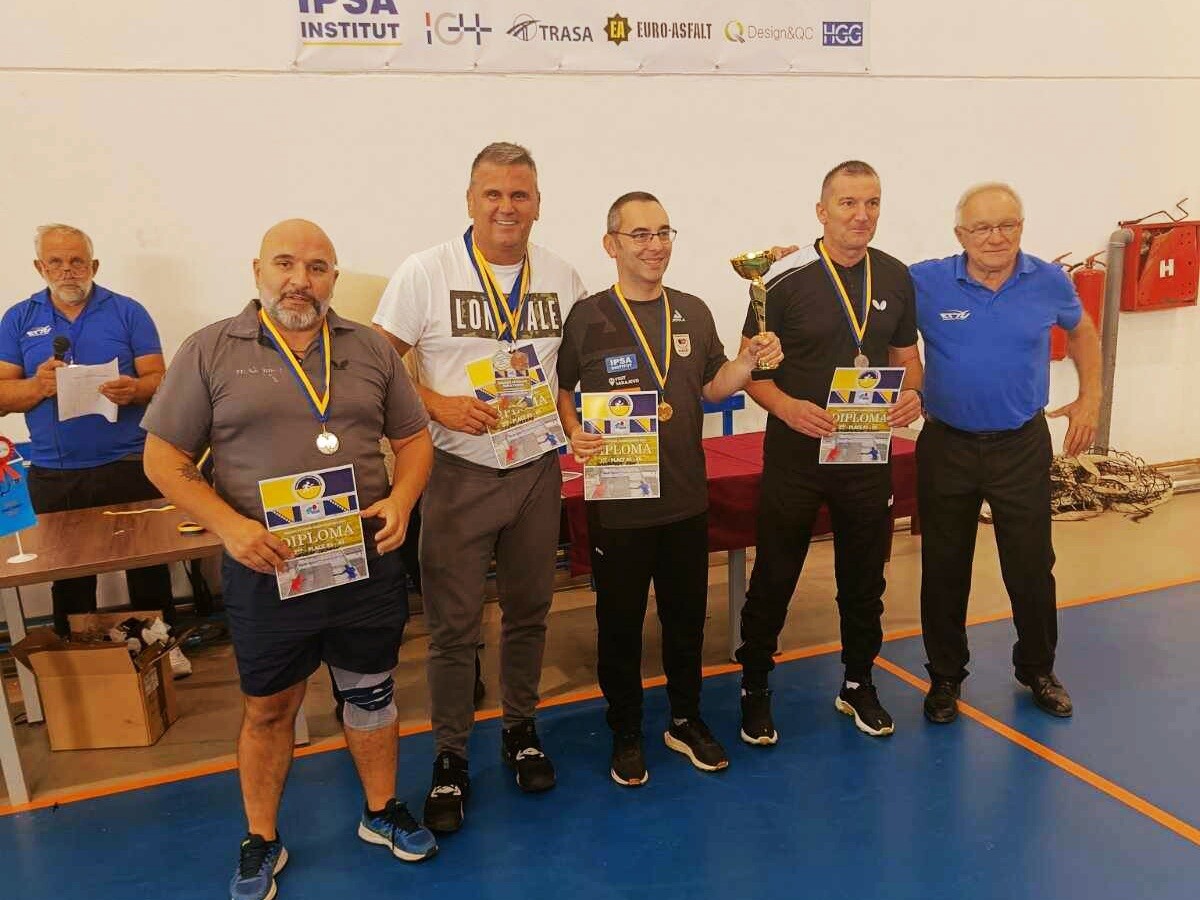 Održano u Ilijašu: Završeno Balkansko prvenstvo u stonom tenisu za veterane
