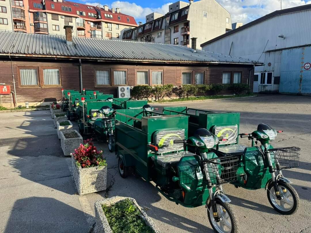 KJKP “RAD” d.o.o. Sarajevo nabavilo 10 električnih bicikala, olakšano izvršavanje zadataka radnicima na terenu