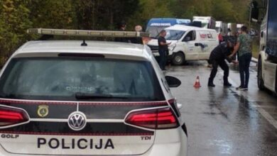 Dvije osobe povrijeđene u sudaru kod Čevljanovića, saobraćaj obustavljen