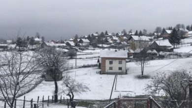 Prvi snijeg ove zimske sezone stigao u Sarajevo