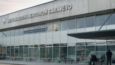 Zbog jakog vjetra otkazani letovi na Međunarodnom aerodromu Sarajevo