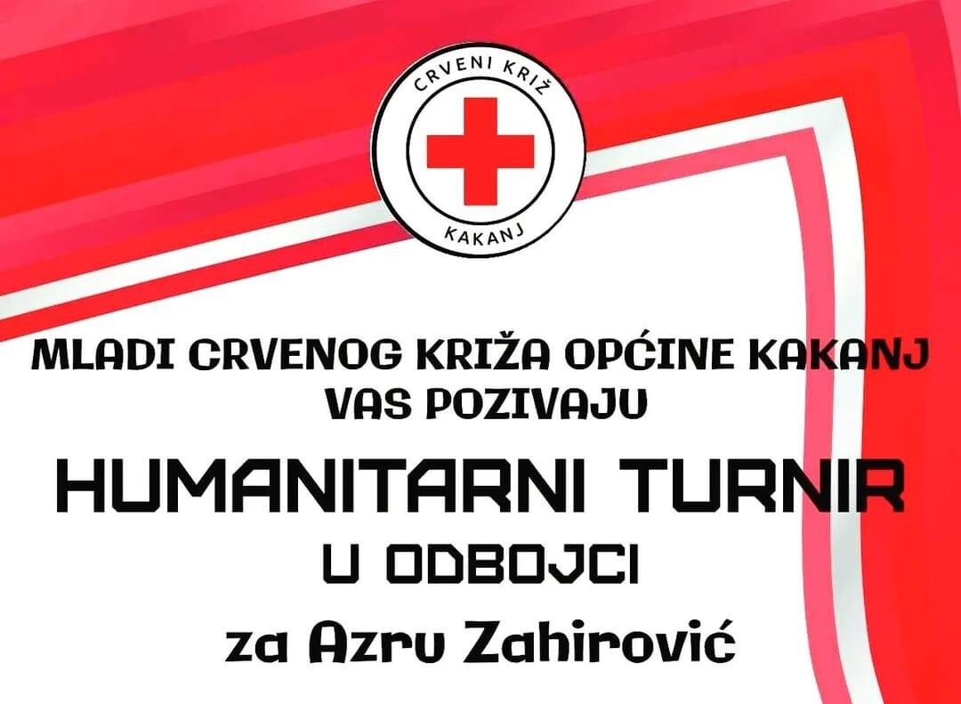 Mladi Crvenog križa Kakanj vas pozivaju na humanitarni turnir