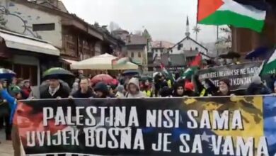 U Sarajevu protestni skup i šetnja za narod Palestine