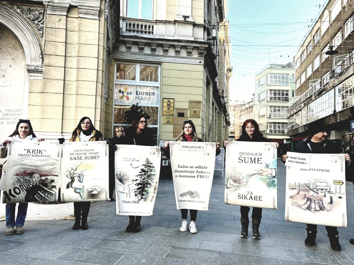 Održan protest za šume: Gdje je Zakon o šumama FBiH posljednjih 15 godina?