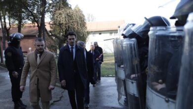 Važan susret: Direktor Rusmir Isak svečano postrojio specijalnu zatvorsku jedinicu u čast posjete ministra pravde, Vedrana Škobića