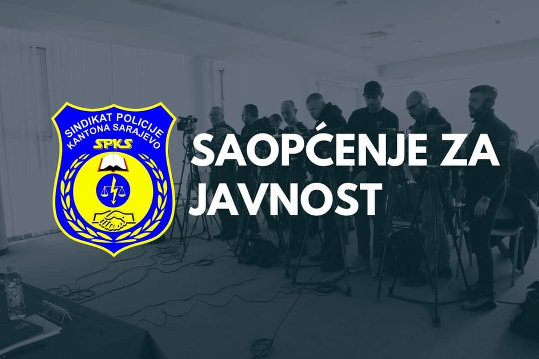 Sindikat policije izražava punu podršku radu ministra MUP-a Kantona Sarajevo Admira Katice
