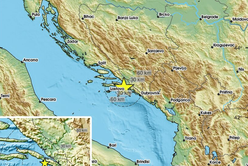 Manji zemljotres pogodio Hrvatsku, osjetio se i u Neumu