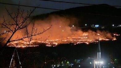 Požari u Vogošći na više lokacija