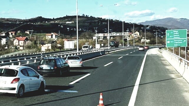 Lančani sudar kod Sarajeva