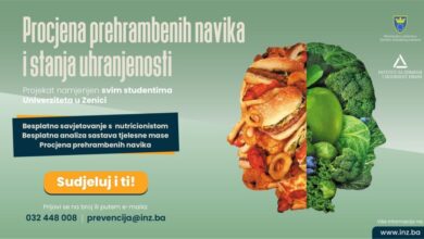 Početak istraživanja “Procjena prehrambenih navika i stanja uhranjenosti studentske populacije na Univerzitetu u Zenici“