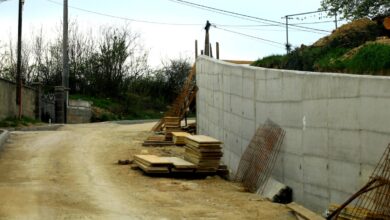 Napreduju radovi na izgradnji puta i potpornih zidova u naselju Vratuša