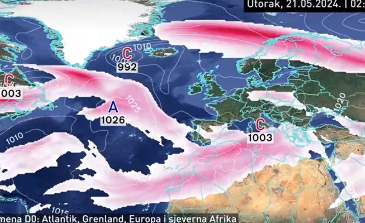 Jake oluje najavljene za područje Bosne i Hercegovine i regije