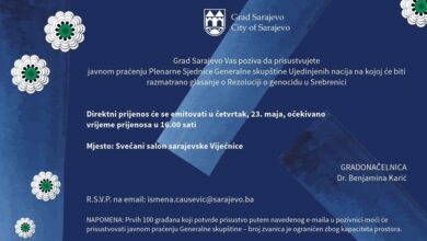 Sutra u Vijećnici direktan prijenos sjednice UN-a