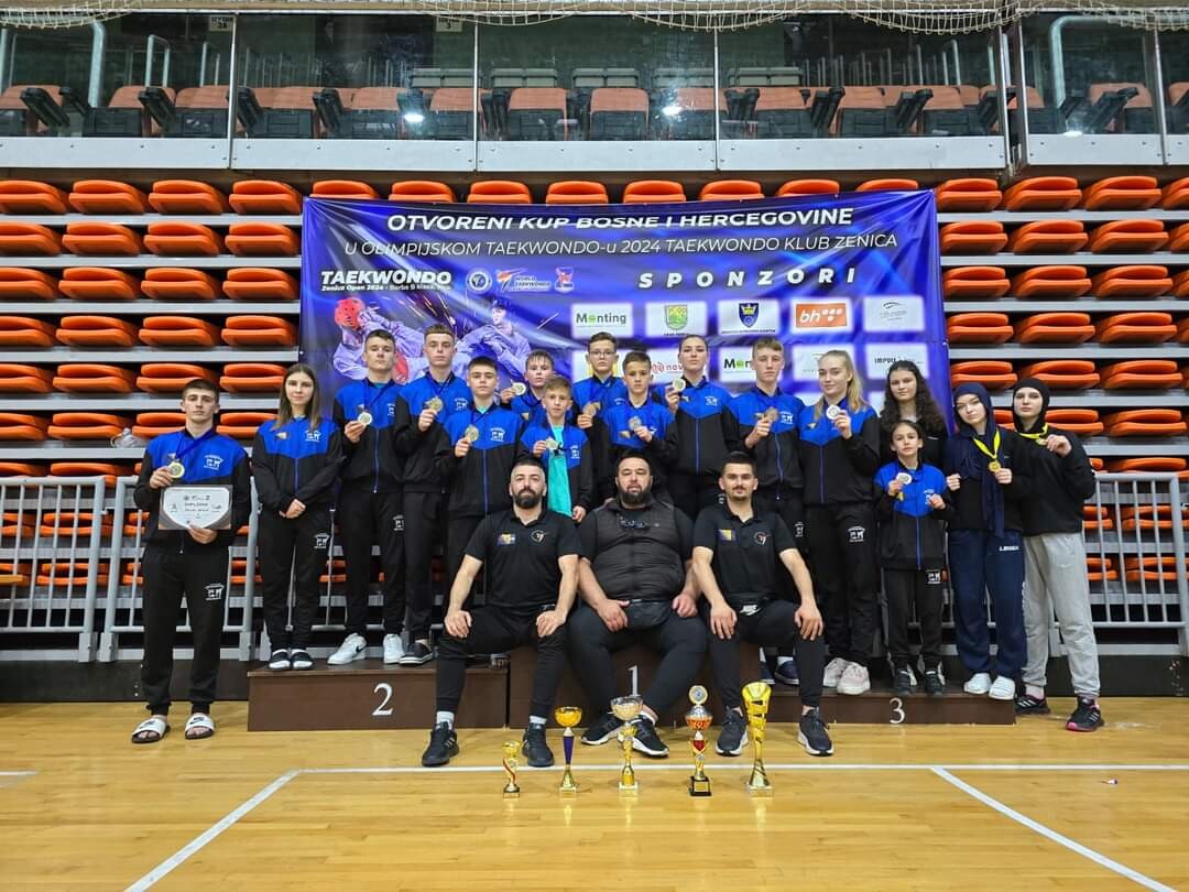 TKD Bosna-Rudar na tronu najuspješnijih na Kupu BiH i Zenica Open 2024