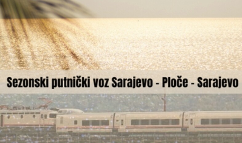 Od 28. juna do 1. septembra saobraćat će voz do Ploča