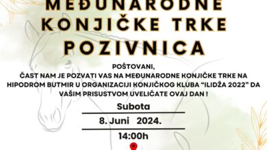 Tradicionalne Konjičke Trke na Hipodromu Butmir u Organizaciji Konjičkog Kluba “Ilidža 2022”