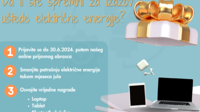 Zajedno za održivu budućnost: Pridružite se izazovu za smanjenje potrošnje električne energije u domaćinstvima!