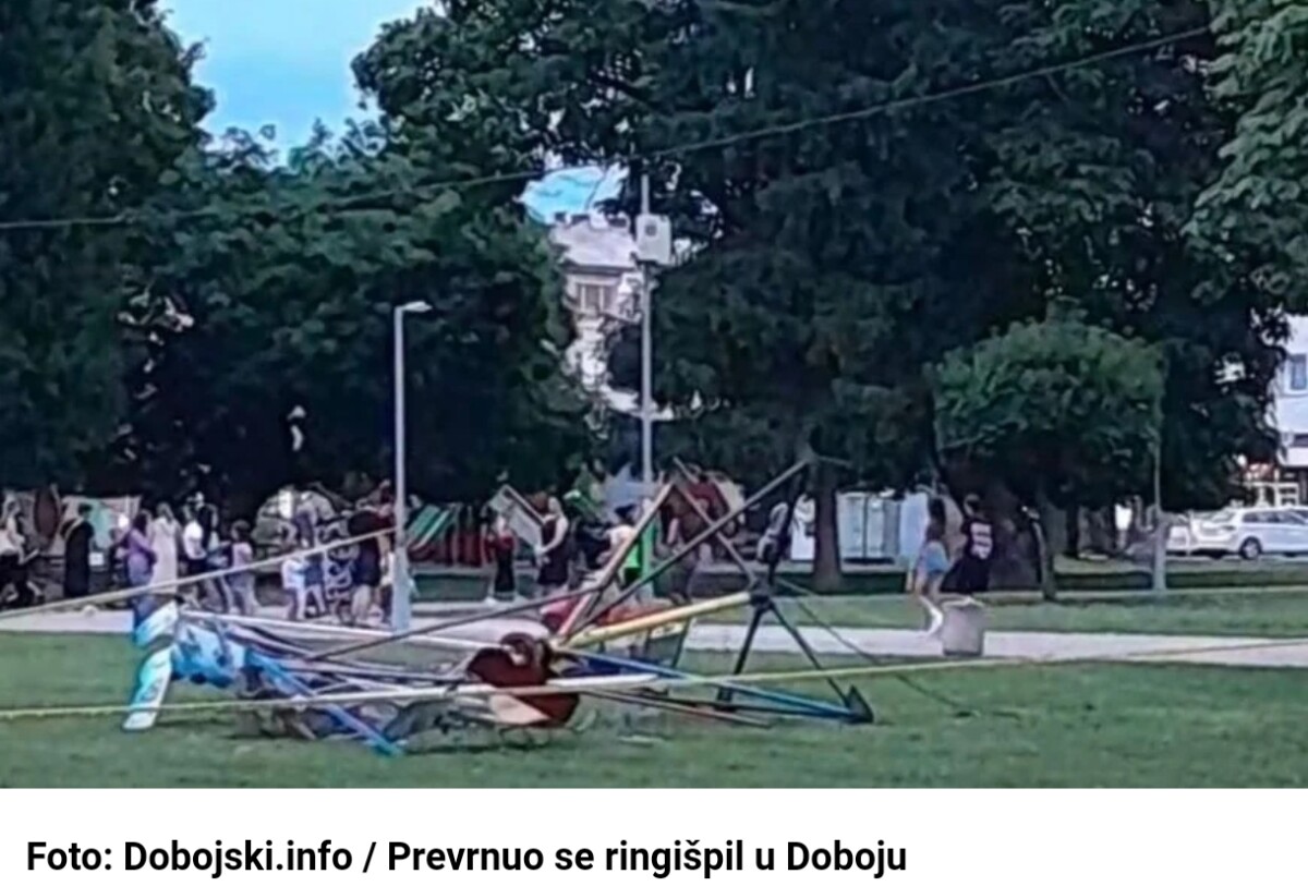 Dom zdravlja u Doboju o djeci koja su povrijeđena u padu ringišpila