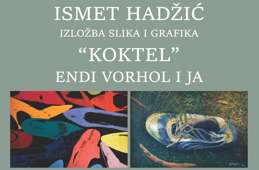 ILIJAŠKI DANI 2024: U nedjelju izložba slika i grafika pod nazivom „Koktel“ Endi Vorhol i ja autora Ismeta Hadžića