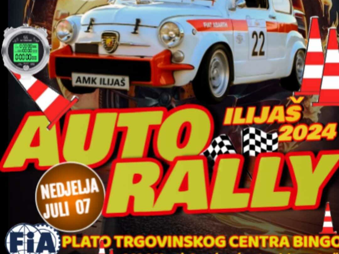 U nedelju 7. jula u organizaciji AMK Ilijaš biće održan Auto Rally „Ilijaš 2024“.