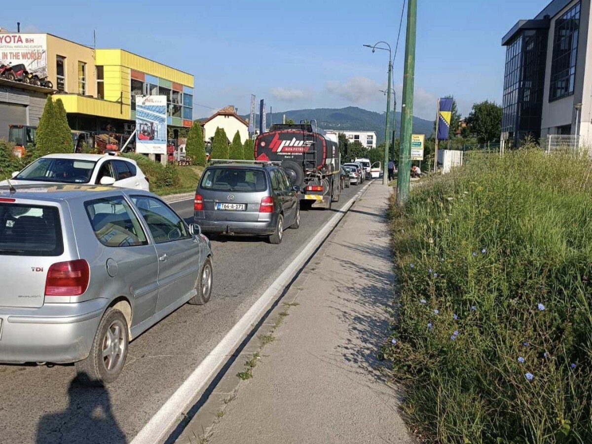 Lančani sudar u Vogošći