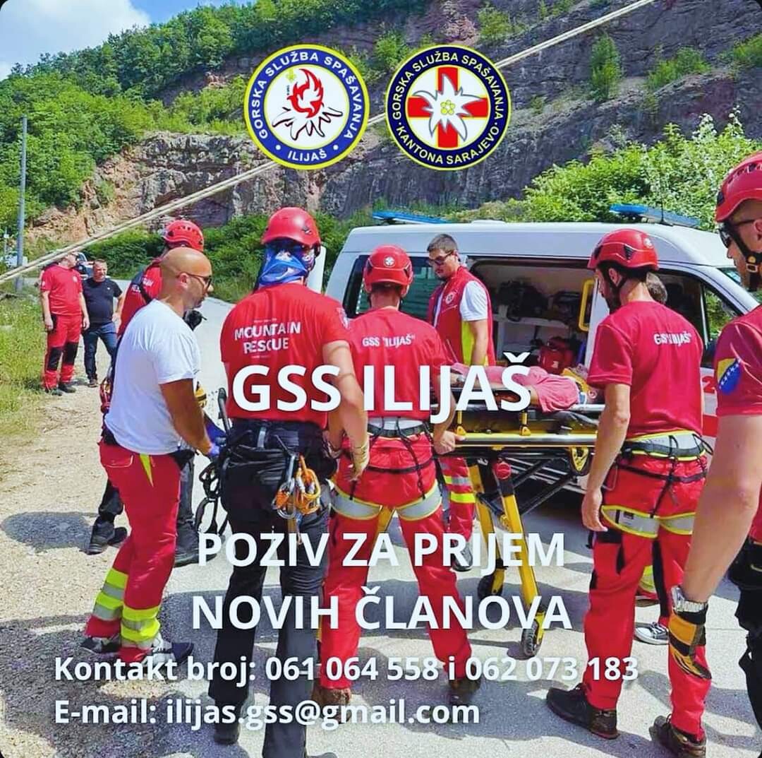 GSS ILIJAŠ: Poziv za prijem novih članova