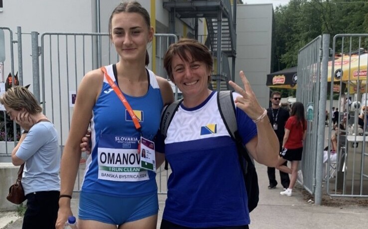 Emina Omanović s dužinom sezone od 5.83 metra izborila finale u skoku u dalj na EP za juniore