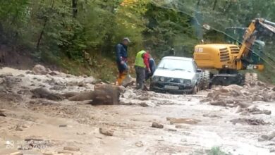 Vareš proglasio stanje prirodne nepogode, Stavnja se izlila na regionalni put R444