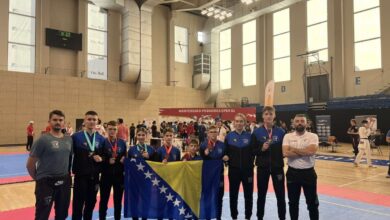 NOVI TIM BOSNA-RUDAR NA E1/G1 TURNIRU U PODGORICI OSVOJIO 8 MEDALJA