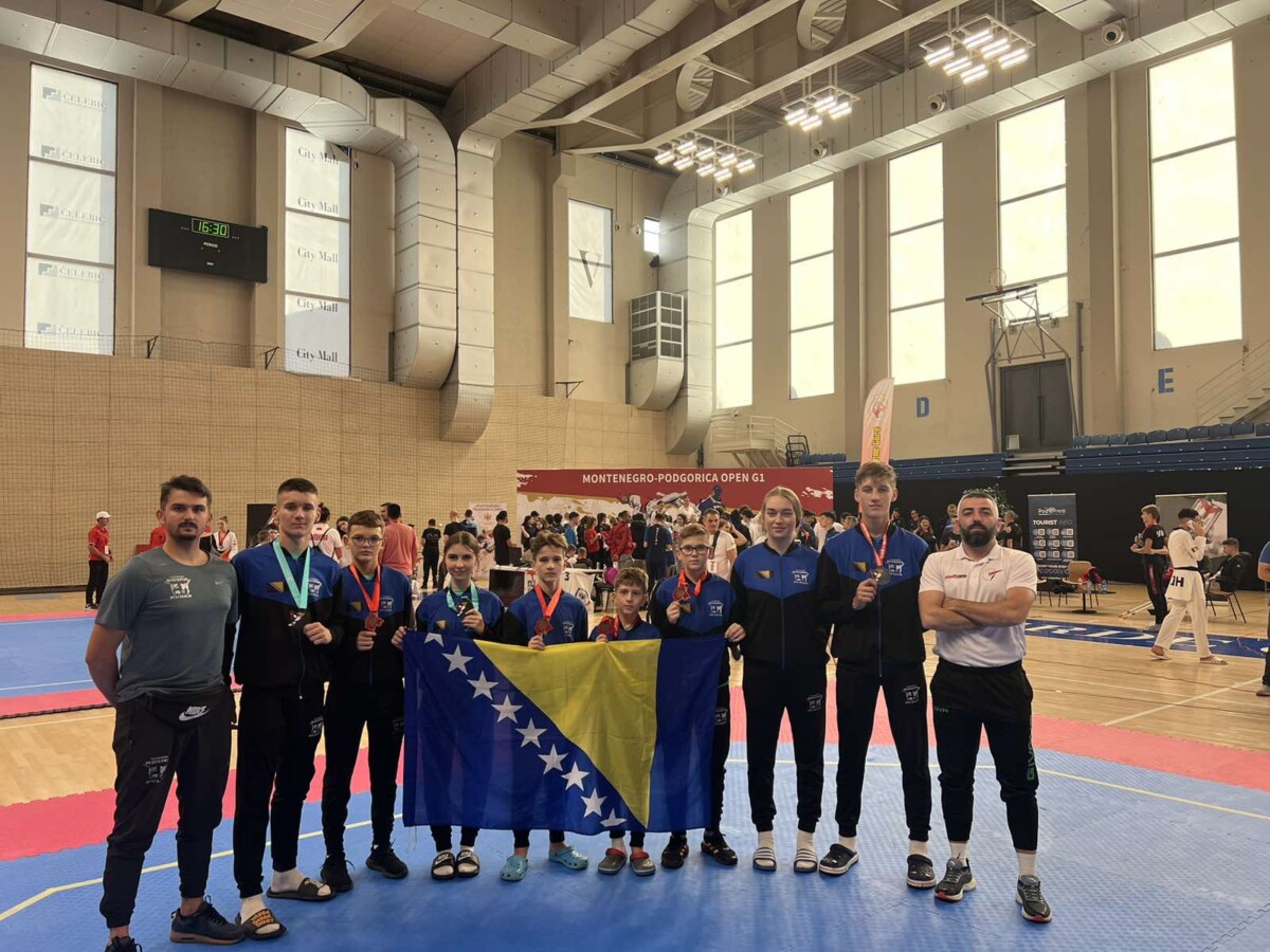 NOVI TIM BOSNA-RUDAR NA E1/G1 TURNIRU U PODGORICI OSVOJIO 8 MEDALJA