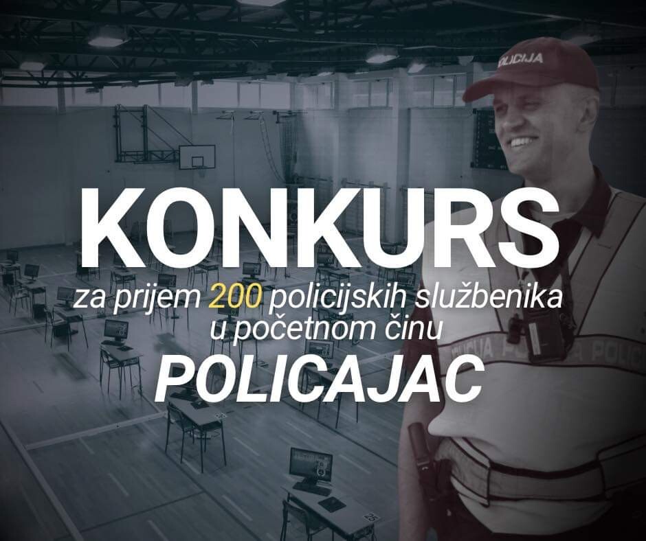 Ministar Katica: Raspisali smo konkurs za prijem još 200 policajaca u Upravu policije MUP Kantona Sarajevo