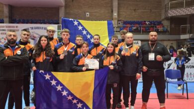 4 MEDALJE ZA TKD KOLEKTIV BOSNA-RUDAR NA BALKANSKOM PRVENSTVU U RUMUNIJI