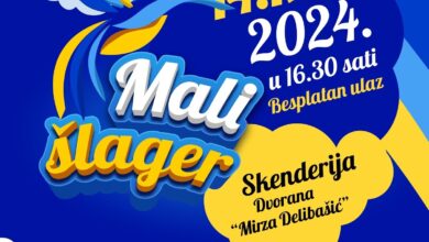 Danas Mali šlager, direktan prenos na kanalima BHT-a i BH radija1