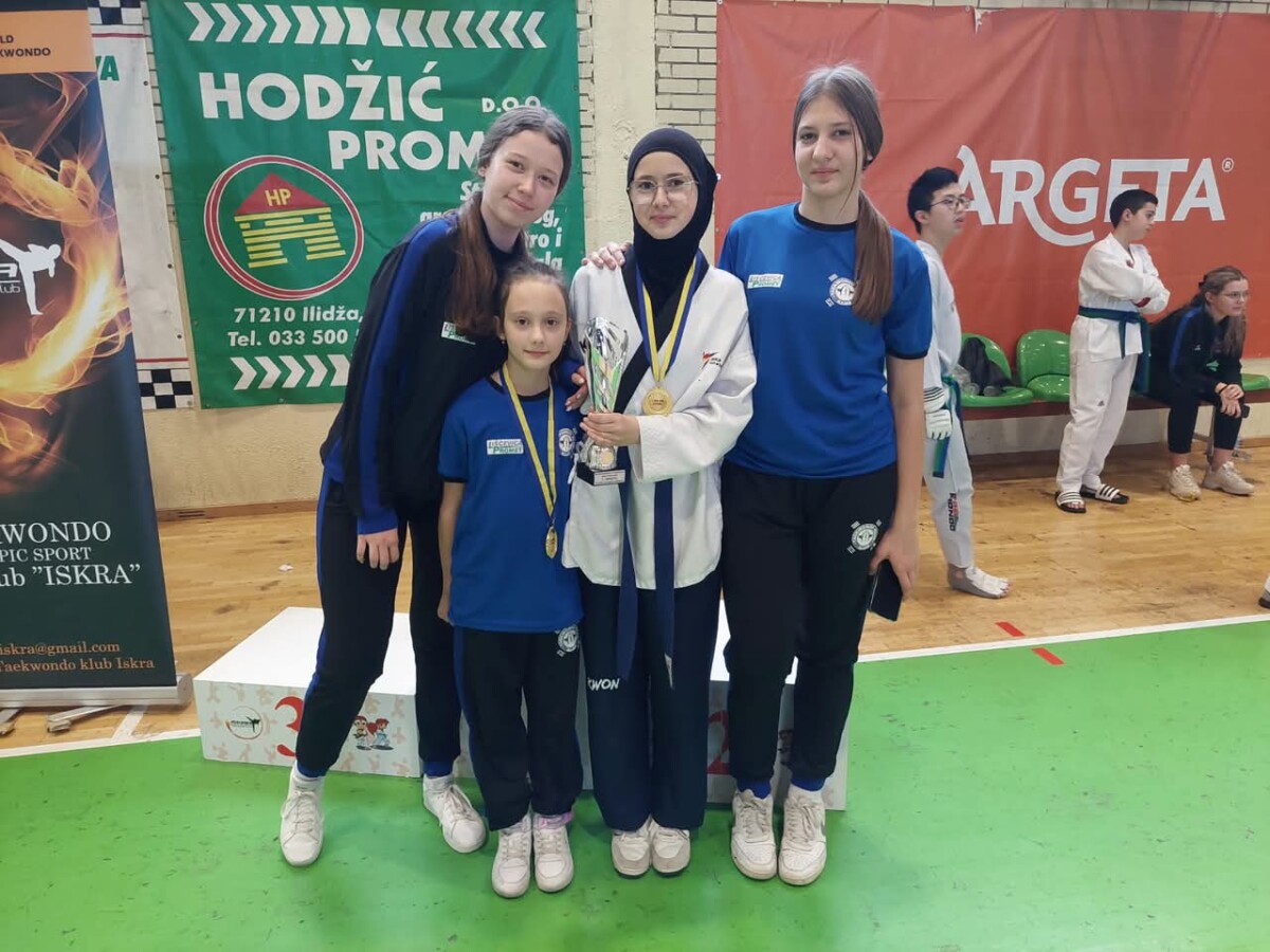 Nove medalje i odličan nastup Taekwondo kluba Ilijaš na turniru “Iskra Open” u Sarajevu