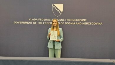 Čestitke Amini Hrvat članici TKD Kolektiv Bosna Rudar na ostvarenom vrhunskom sportskom rezultatu u 2024 godini