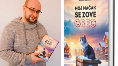 „Moj mačak se zove Greg“: novi roman Admira Džanke koji osvaja srca čitalaca