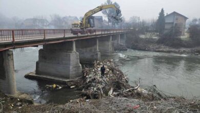 Civilna zaštita općine Ilijaš u akciji: Čišćenje korita rijeke Bosne kod Ozrenke u Malešićima