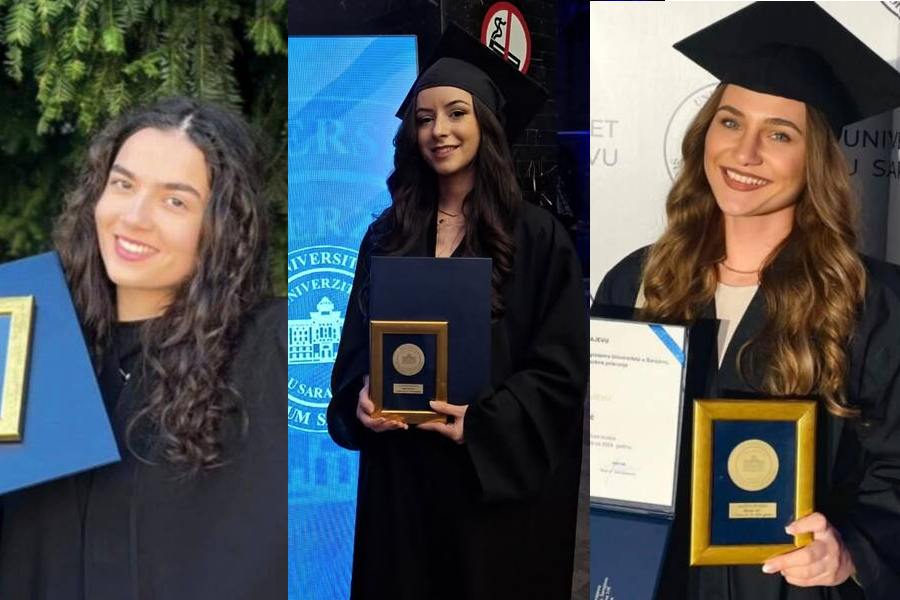 Zlatne značke za tri Ilijašanke na Univerzitetu u Sarajevu