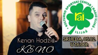 Kenan Hodžić – Keno u srijedu na Radio Ilijašu, promocija nove pjesme “BIVŠA”