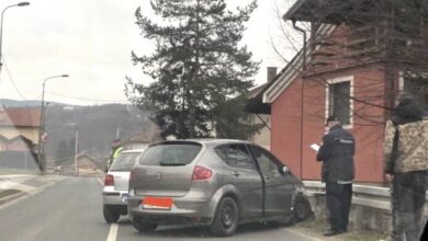 Saobraćajna nesreća kod pravoslavne crkve na putu Ilijaš-Stari Ilijaš