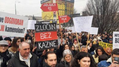 U Sarajevu protest za Jablanicu