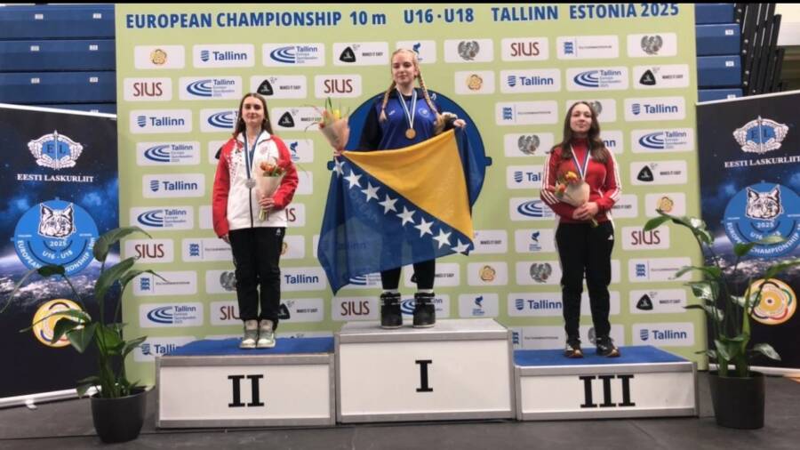 Zakira Pušina iz BiH Europska prvakinja u streljaštvu