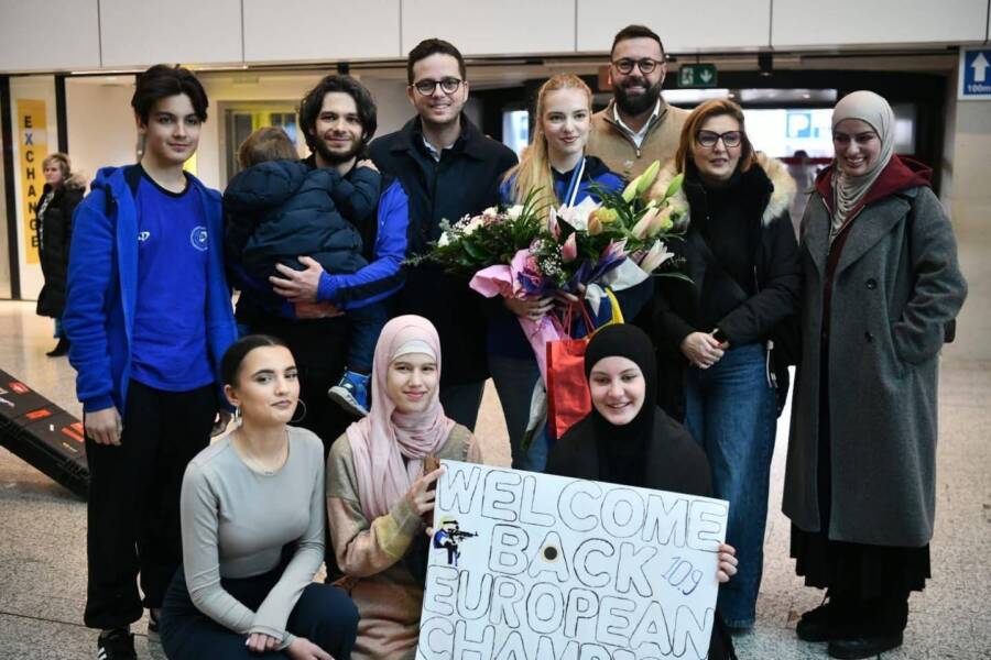 Svečani doček za Zakiru Pušinu, prvakinju Evrope u streljaštvu