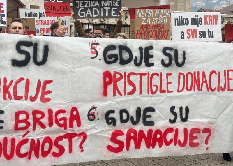 Počeli protesti u Sarajevu: Studenti traže odgovornost