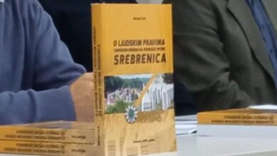 Najava promocije knjige “O ljudskim pravima i njihovom kršenju na području općine Srebrenica”