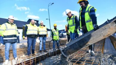 Počeli radovi na betoniranju podloge za tramvajsku prugu od Ilidže do Hrasnice