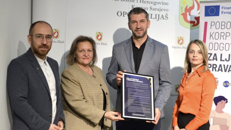 Općina Ilijaš prva lokalna samouprava u BiH koja je potpisala Povelju o poštivanju ljudskih prava u poslovanju