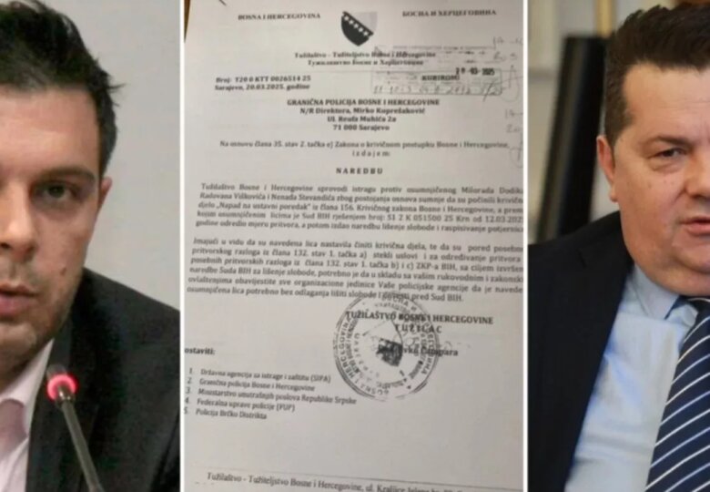 Tužilaštvo BiH policijskim agencijama naredilo hapšenje Nenada Stevandića dan nakon povratka iz Srbije