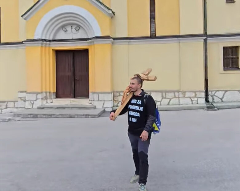 Josip Jelinić stigao u Vareš: Hodočašćem kroz BiH za pomirenje naroda