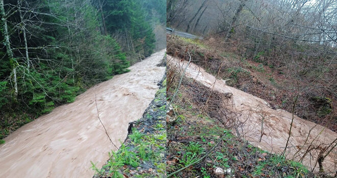 Padavine prouzrokovale izlijevanje rijeka i potoka: Načelnik Dovadžija obišao kritična područja u MZ Srednje i Ljubina